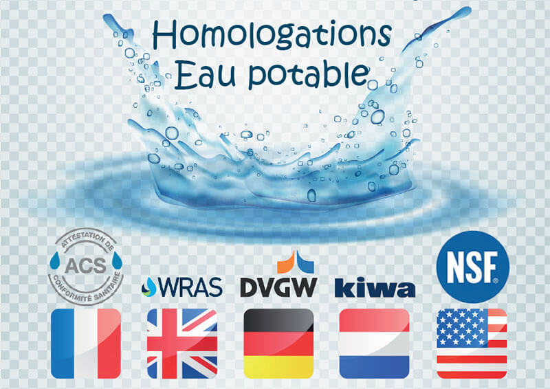 Exigences sanitaires et Homologations eau potable