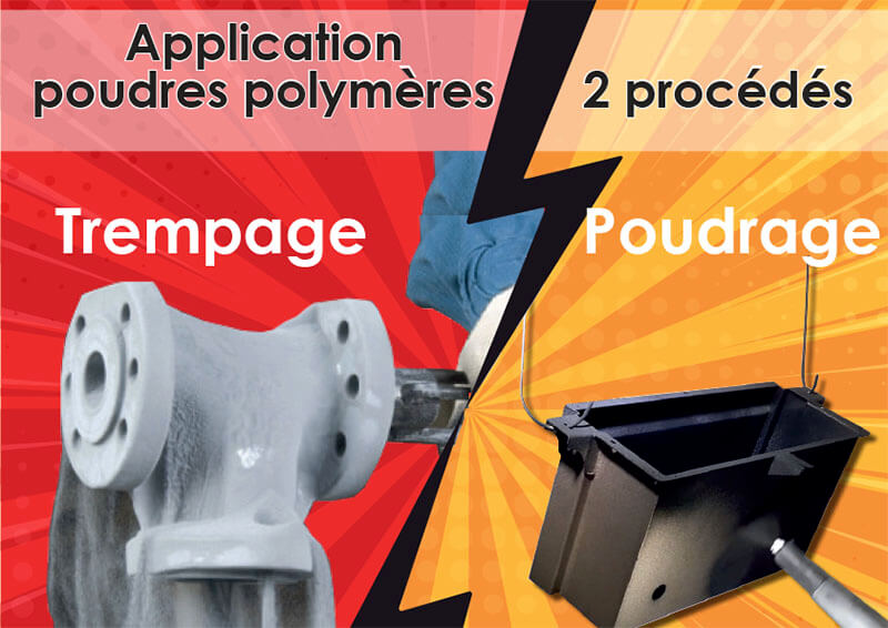 Savoir-fair maîtrisé pour les procédés de trempage et poudrage