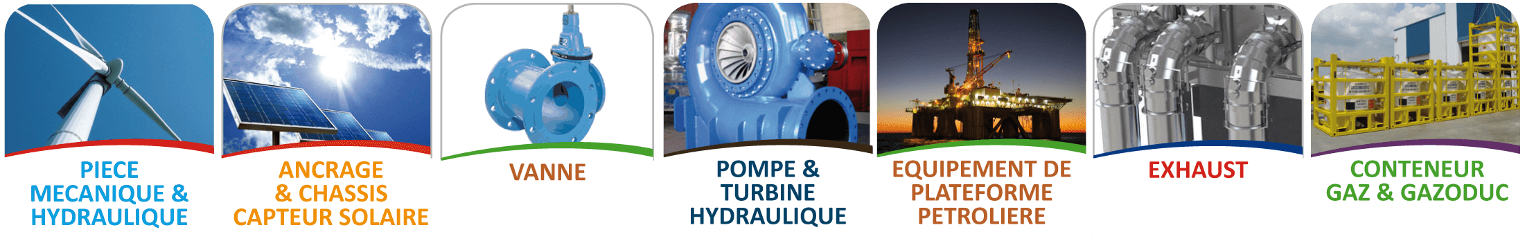 Solutions Eolienne on-shore et offshore, solaire, hydraulique, pétrole, gaz, nucléaire…