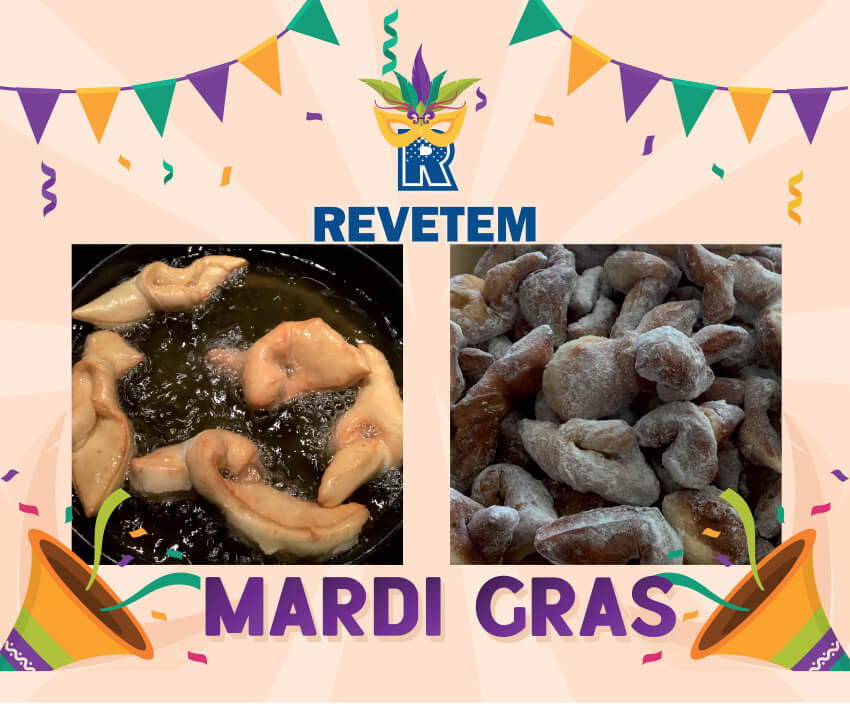 Mardi gras = bugnes chez REVETEM