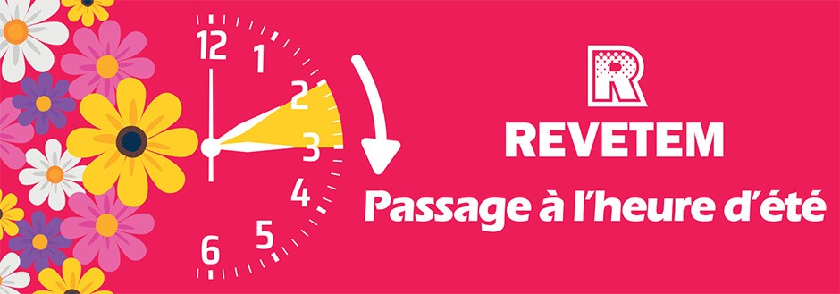 Heure d'été chez REVETEM
