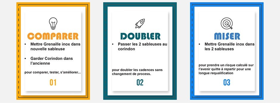 3 options sableuse