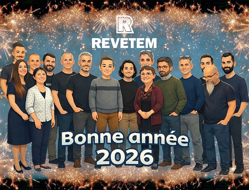 Bonne ann&eacute;e de l'&eacute;quipe REVETEM