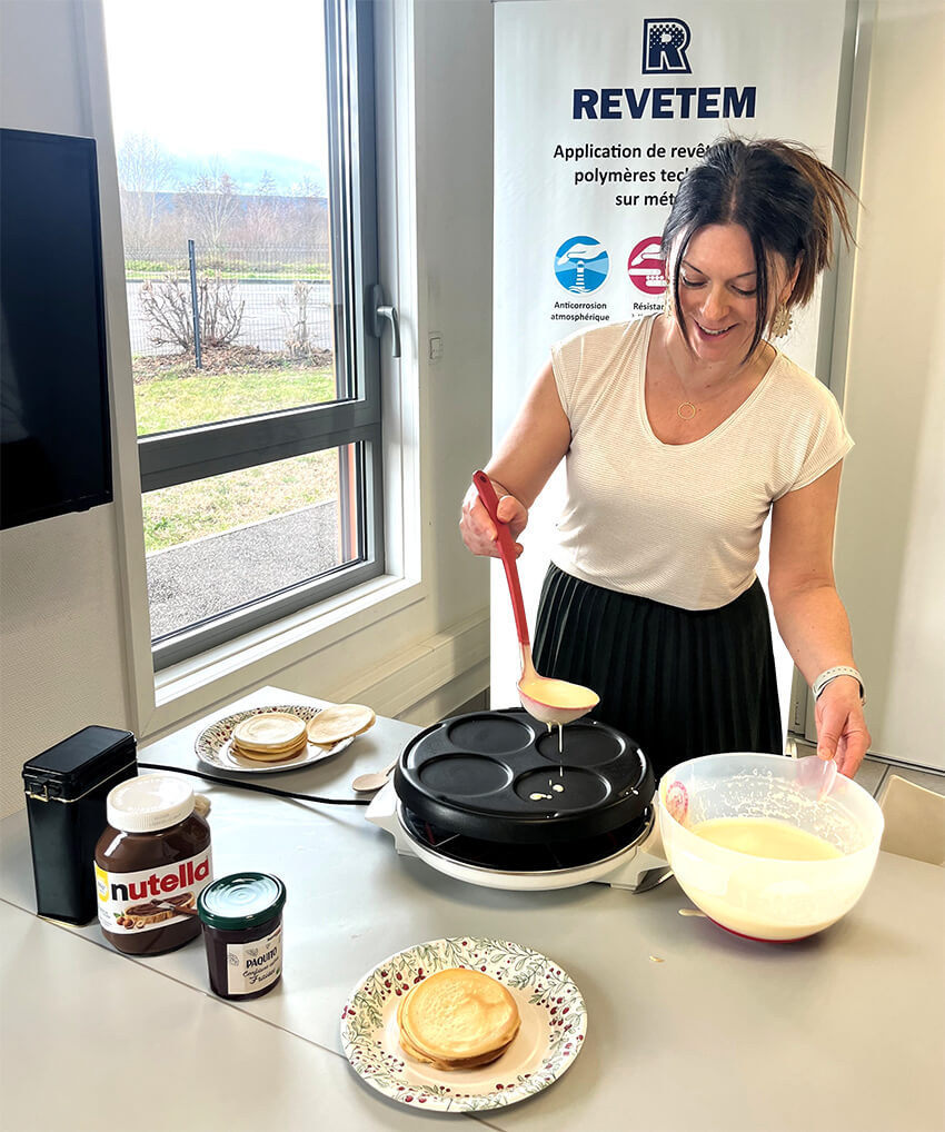 Sylvie fait les cr&ecirc;pes